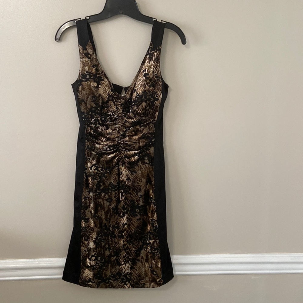 Beautiful Alberto Makali evening dress with chiffon scarf, size XS-S, new